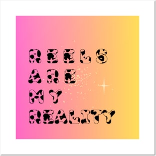 REELS ARE MY REALITY - COW POP Posters and Art